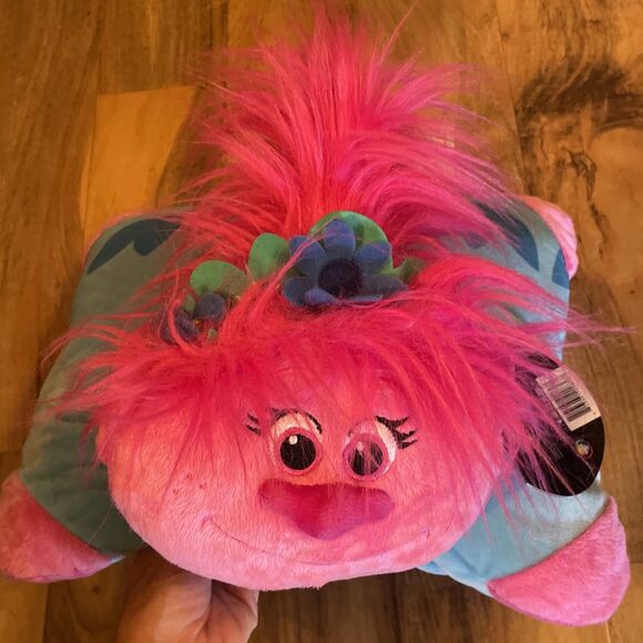 Pillow Pets Soft Plush Trolls DreamWorks Trolls World Tour  2020  Blue / Pink - Picture 1 of 5